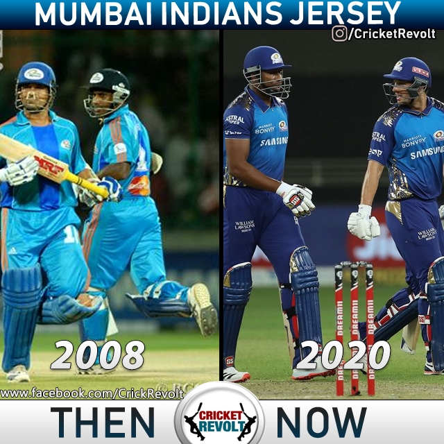 8 IPL Jerseys: Then and Now - Cricket Revolt