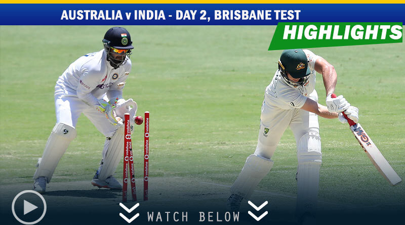 Australia v India highlights, Day 2 Brisbane Test
