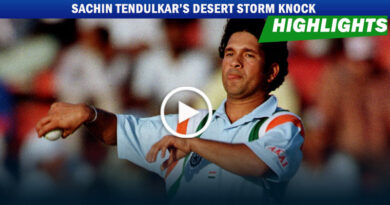Sachin Tendulkar's Desert Storm