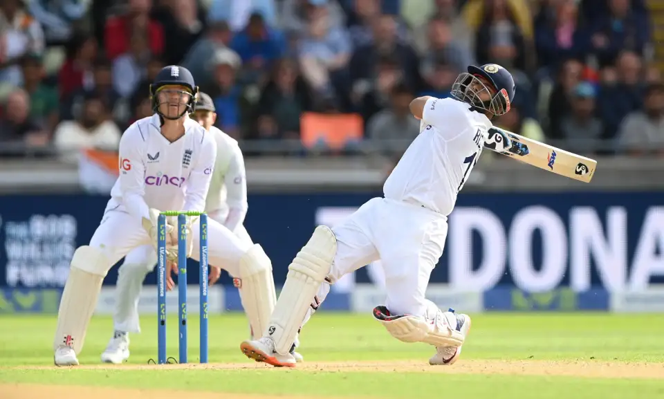 England vs India - Rishabh Pant smacked his century in just 89 balls (PC: Getty Images)